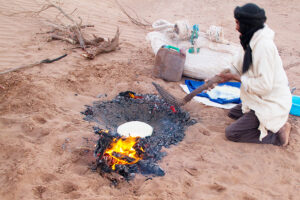 Merzouga desert sand bread